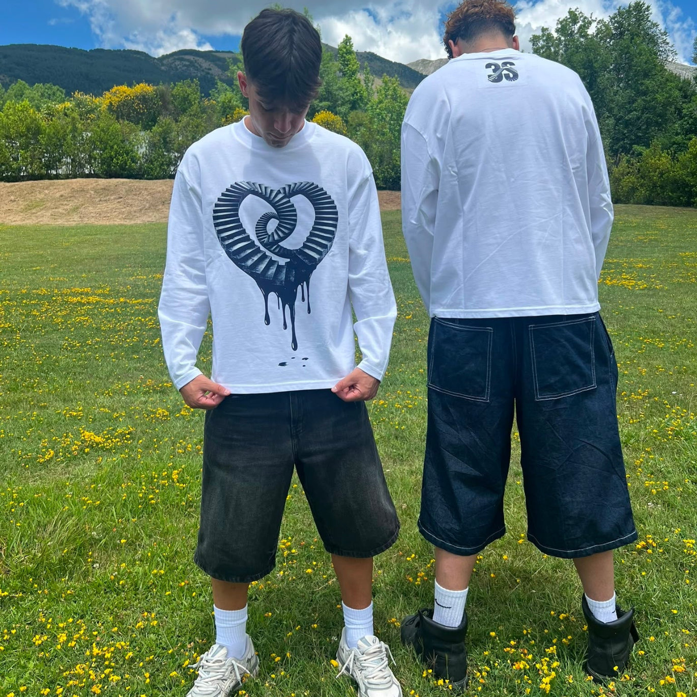 Longsleeve 3STAIRS “Heart Stairs" Unisex - 3STAIRS