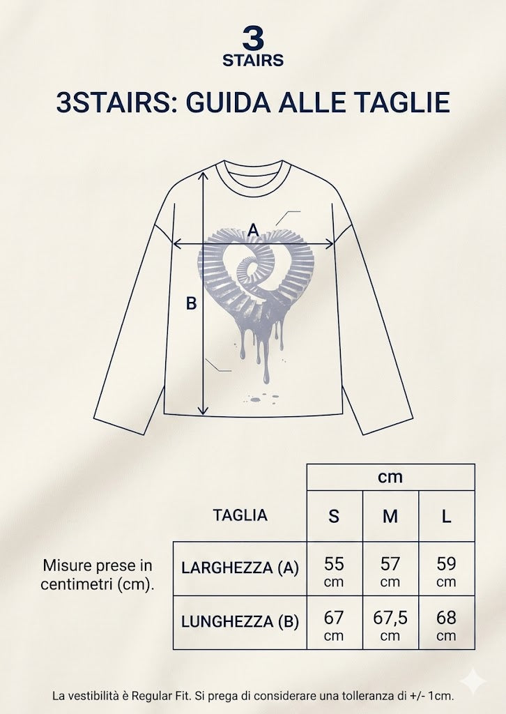 Longsleeve 3STAIRS “Heart Stairs" Unisex